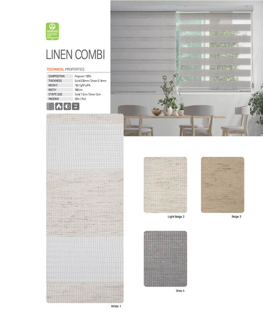 Combi Shade: Linen Combi