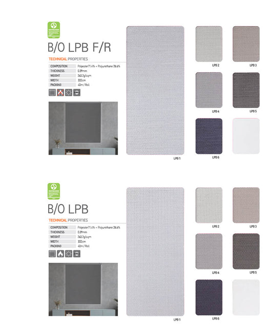 Roll Blind: B/O LPB