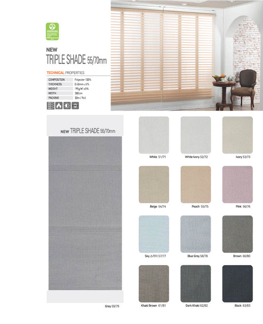 New Triple Shade 55/70 mm