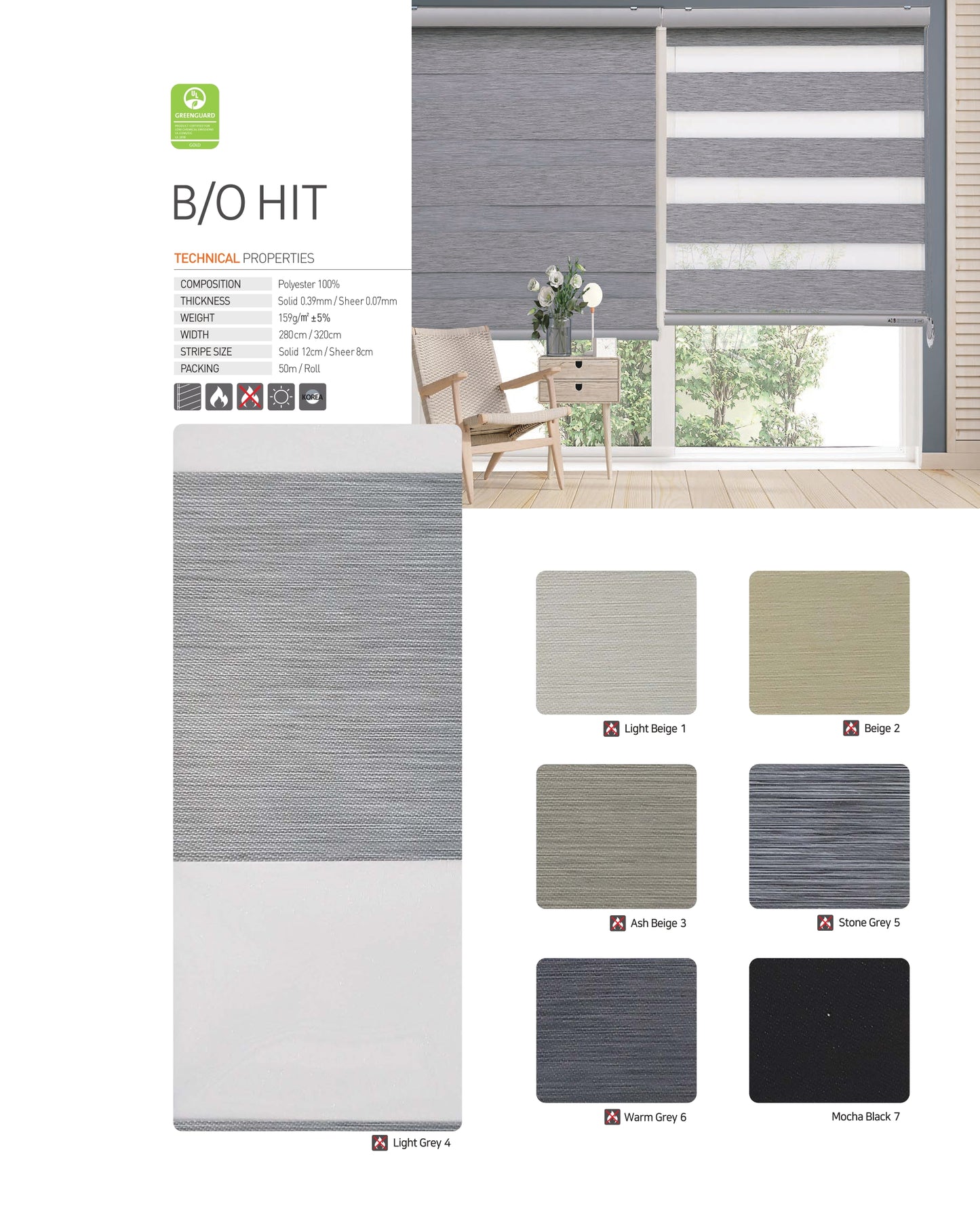 Combi Shade: B/O Hit